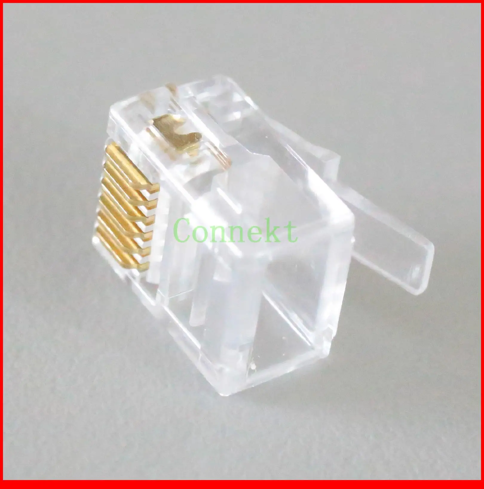 Buy 100pcs RJ12 RJ11 Tel ADSL Plug Modular Plugs 6P6C