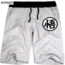 Мужские повседневные шорты с героями мультфильма «Жемчуг дракона», «Гоку», «Укун»