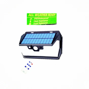 

55 leds Solar light led bulb strips lamp waterproof IP65 Outdoor Garden Yard Emergency Security patio camp wall deck street