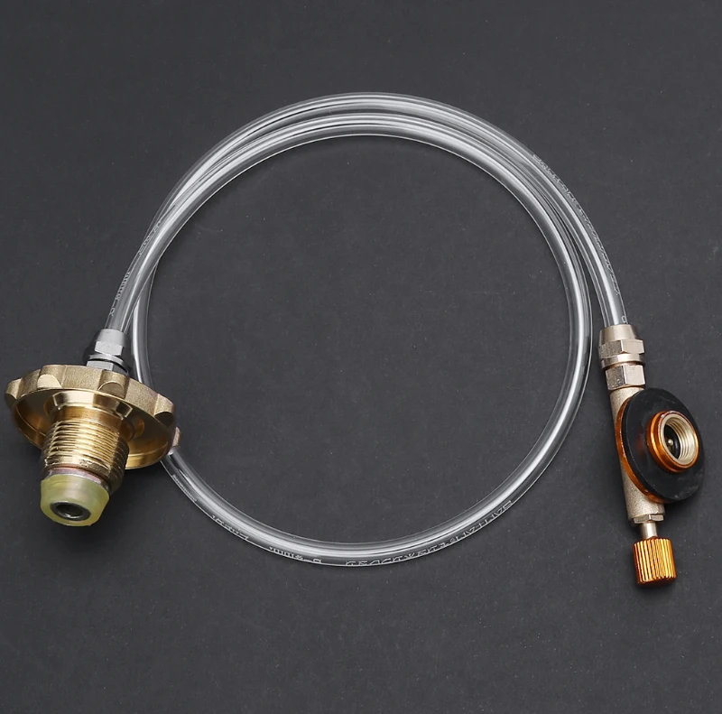 Outdoor Camping Propane Refill Adapter Gas Flat Cylinder Tank Coupler Adapter #0626 Outdoor Camping Propane Refill Adapter Gas Flat Cylinder Tank Coupler Adapter #0626