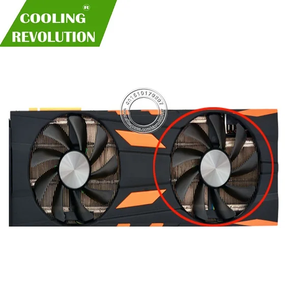 2 шт./компл. CF9015H12S Графика вентилятор для Inno3D GeForce RTX 2070 RTX 2080 RTX 2080TI - Цвет лезвия: White interface