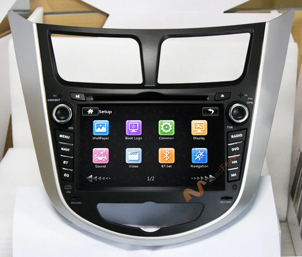 Car DVD for Hyundai Solaris-Verna-Accent 10