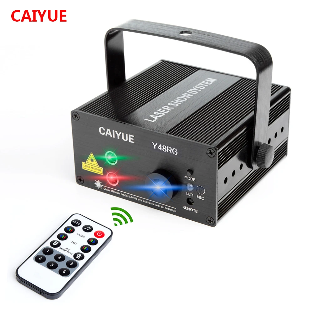 Laser Light 48 Patterns LED Projector DJ Gear Stage Lighting Red and Green Show With Blue Auto Sound active Professional Disco цена Laser Light 48 Patterns LED Projector DJ Gear Stage Lighting Red and Green Show With Blue Auto Sound active Professional Disco цены онлайн