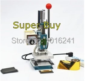 

Hot foil stamping machine and leather debossing machine 2 in 1 combo, 10x8cm 220V
