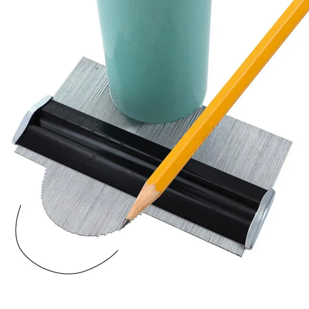 

6 inch Contour Gauge Contour Profile Duplicator For Copying Shapes Tiling Laminate Tiles Profile Ruler Measure Marking Tool