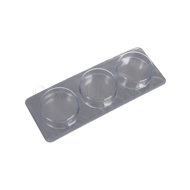 CapsulCN,1000 pcs Blister Pack with 3 holes ,Blister Packing Sheet for ...