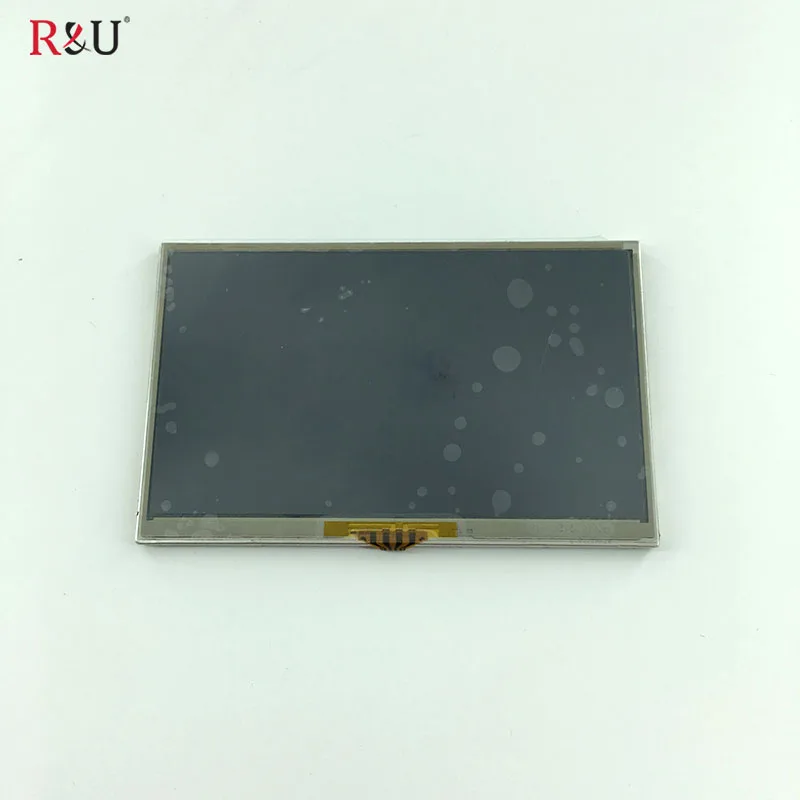 

R&U 5pcs test good 5 inch LMS500HF05 REV0.1 TFT lcd display panel +touch screen digitizer for TomTom Free shipping