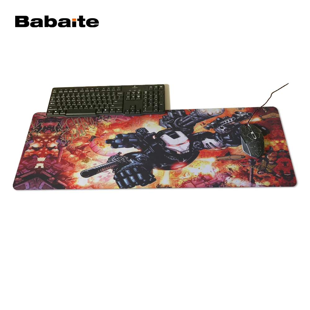 Babaite Locking Edge Rubber Anime Mice Mat Marvel Comics Custom