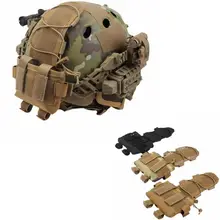 Hunting Tactical Pouch MK2 Battery Case For Helmet Camo Combat Military Counter weight Battery Bag Molle Pouch