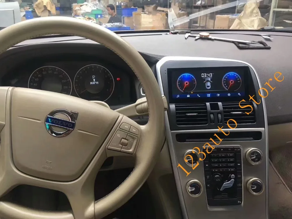Автомобильный DVD плеер 8 дюйма Android 6 0 GPS навигация радио авто для volvo XC60 32 Гб ПЗУ