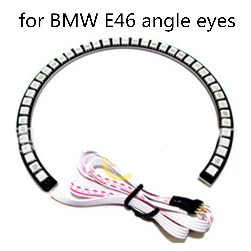 for BMW E39 E46 E60 E92 E36 Excellent RGB 4X131mm Angel Eyes kit Multi Color Ultrabright 16 Colors LED Halo Rings marker -in Car Headlight Bulbs(LED) from ...