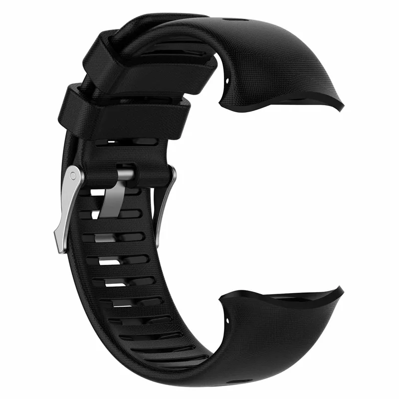 Etmakit, силиконовый ремешок на запястье, умный браслет, браслет, ремень, замена для POLAR Vantage M NK-Shopping - Цвет: Черный