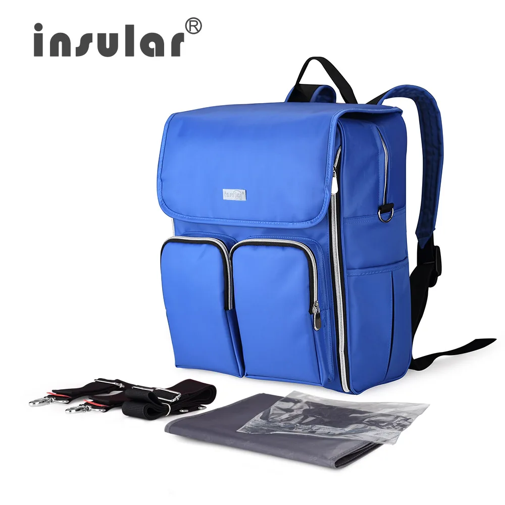 

Insular New Fashion Brand Baby Diaper BackpacksMultifunctional Nappy Bag Mommy Backpack Changing Bags 2017