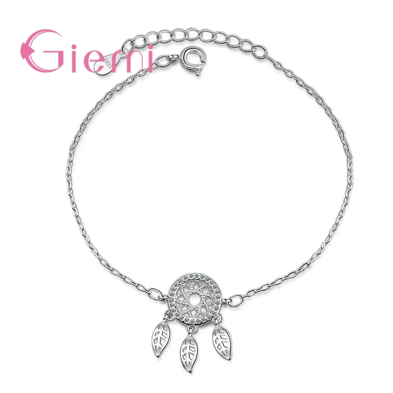 Лидер продаж, блестящие браслеты для женщин и девочек, ювелирные изделия с кристаллами, хорошее качество, кубический цирконий, Новое поступление, 925 пробы, Серебряный подарок