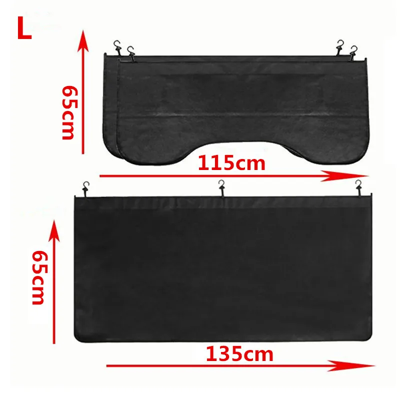 3 шт./комплект, защитная накладка для ремонта автомобиля из искусственной кожи, замена масла защита кузова, крышка большого размера, универсальная - Цвет: L