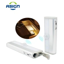 Ночник гардеробный свет движения PIR сенсор светодиодный свет шкафа теплый белый/белый шкаф настенный светильник аварийное освещение