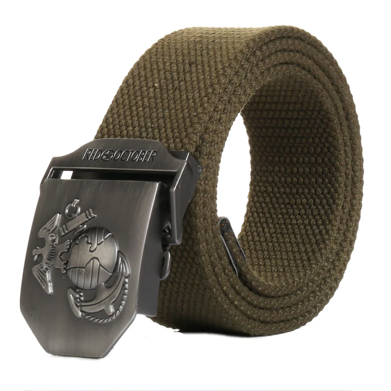 belt military army tactical buckle belts canvas revolution male october