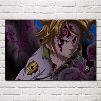 

The seven deadly sins anime Nanatsu no Taizai art Melides MC781 living room home modern decor wood frame poster MC781