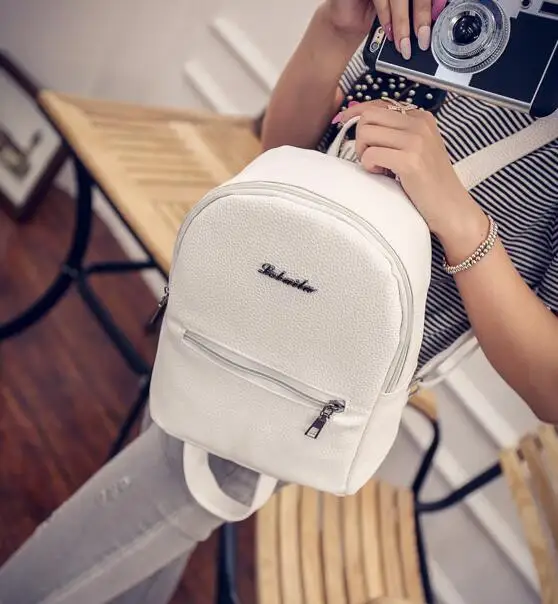  Free shipping Sweet College Wind Mini Shoulder Bag High quality PU leather Fashion girl candy color - 32750027389