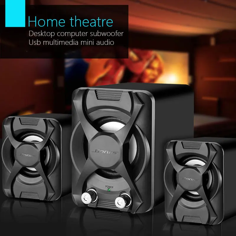 

Subwoofer Dual Subwoofer Speaker HIFI Notebook Speaker Economic PC Computer Speakers Bass Notebook