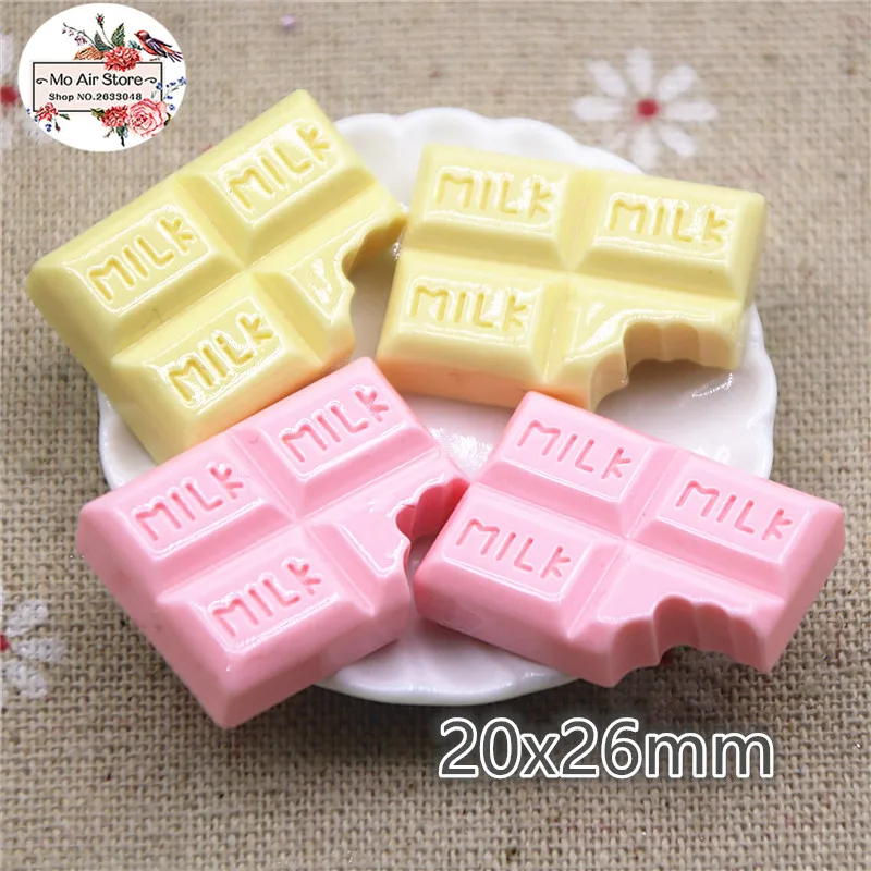 Miniature Food Resin Flatback Cabochon 10PCS 20x26mm Art Supply Decoration Charm