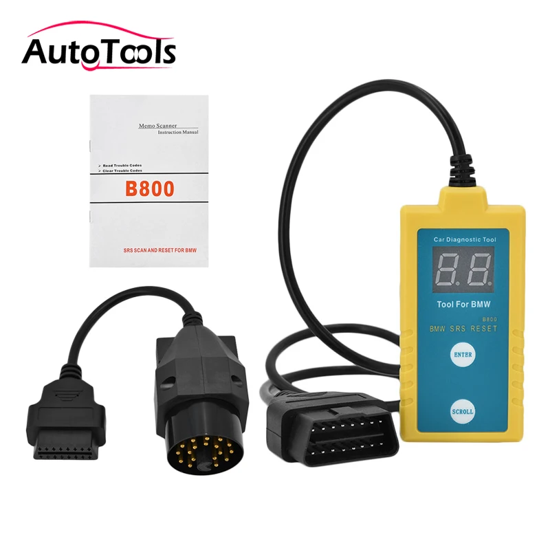 10pcs/lot B800 SRS Reset Scanner OBD Diagnostic Tool for BMW B800