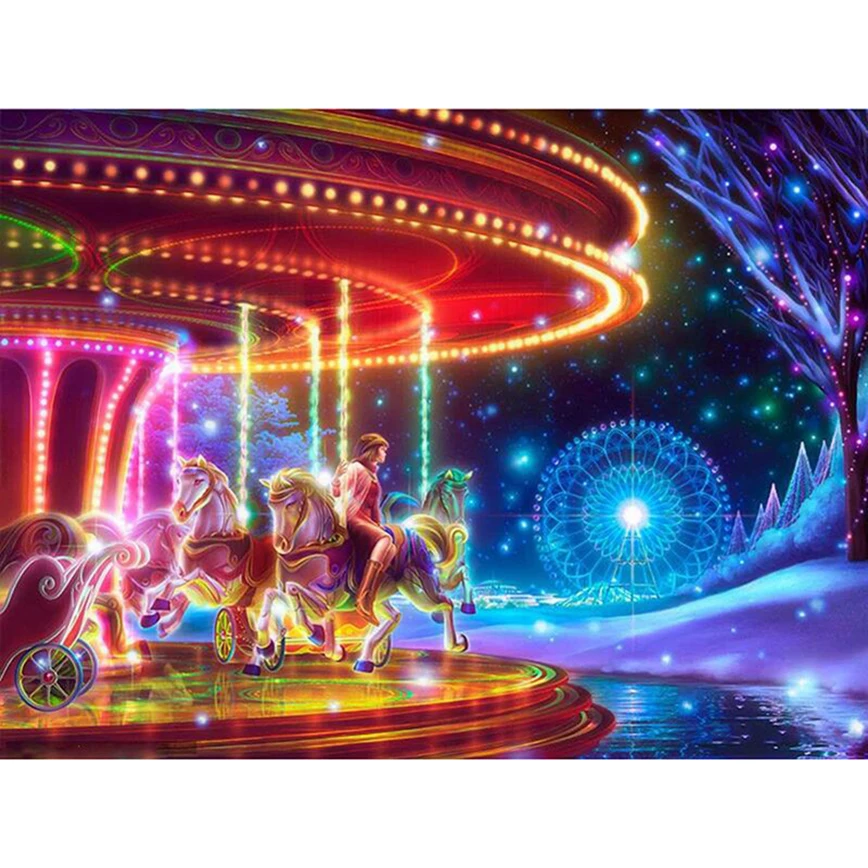 5d Diamond Mosaic Handmade Painting Cross Stitch Embroidery Children Playground Patterns Rhinestones Arts ZC003 | Дом и сад