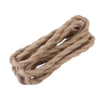 

Retro Hemp Rope Wire Fabric Electrical Cord Lighting Accessories DIY 2.5M