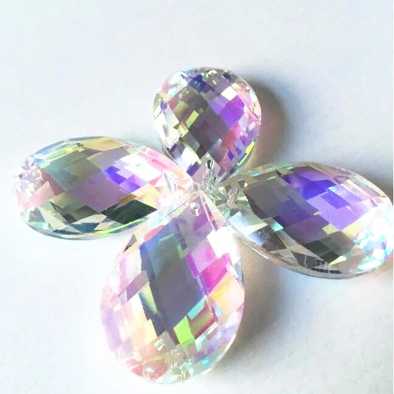 150PCS/LOT 38mm AB Color Crystal Chandelier Hanging Beads Crystal Prism