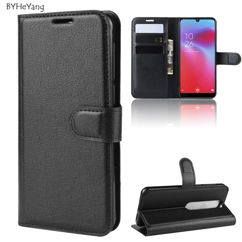 

For Vodafone Smart V10 Case Flip Leather Wallet Case Card Holder Phone Coque Black Book Cover For Vodafone Smart V10 V 10 VFD730