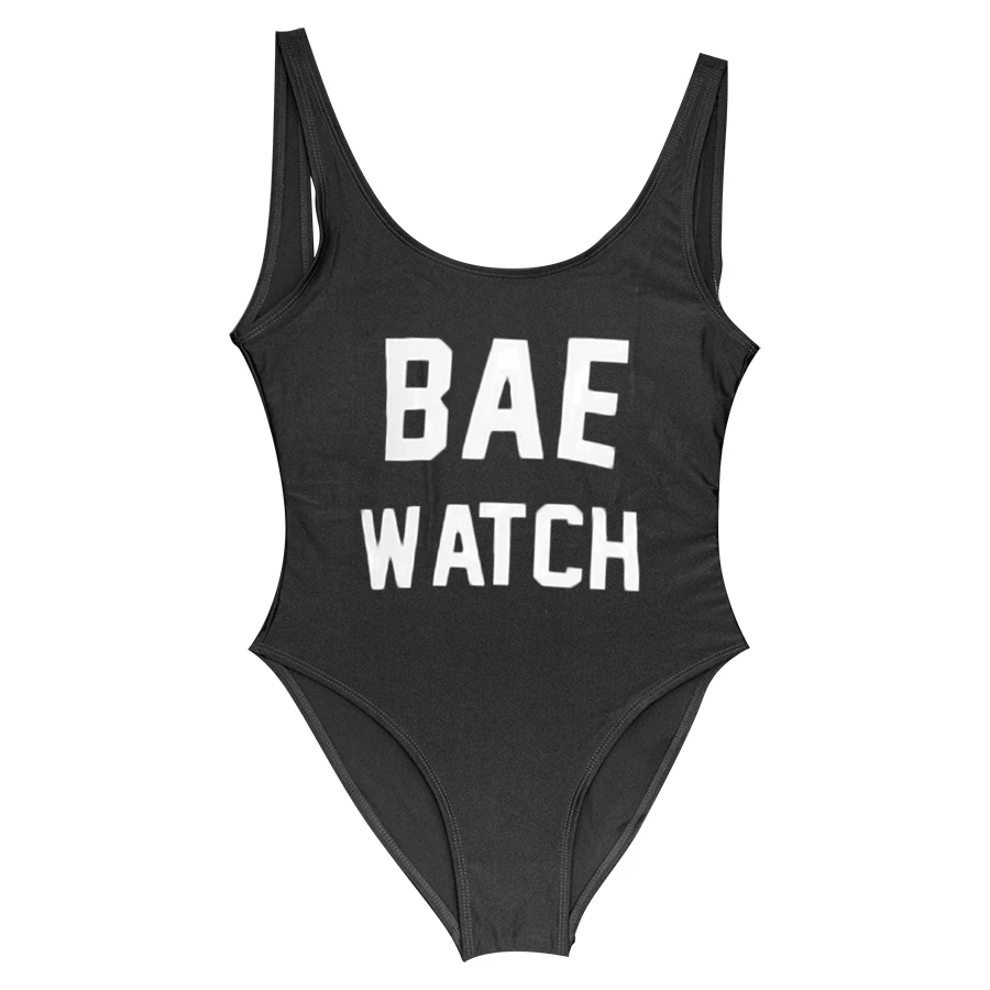 BAE WATCH купальник боди Цельный женский красный Монокини комбинезон костюм