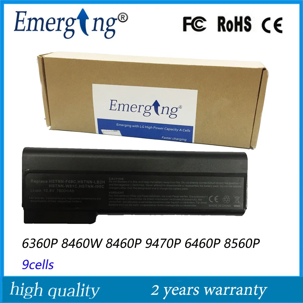 Аккумулятор для ноутбука HP EliteBook ProBook 10 8 P 6360 w 8460p OB2E CC09 CC06 QK642AA QK643AA 9 ячеек 8560 в |