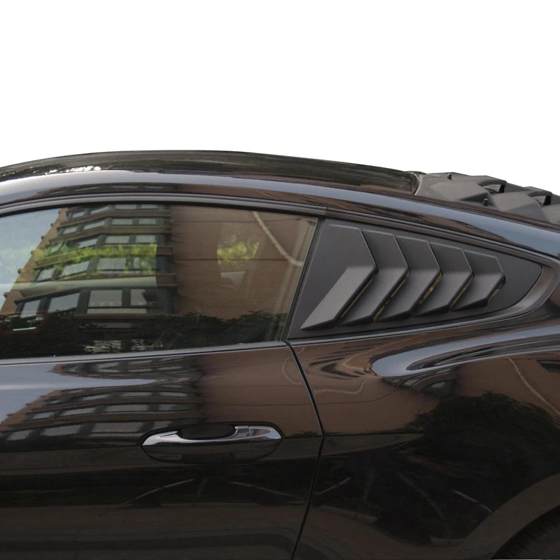 Пара для Mustang ABS углеродного волокна зерна боковое окно заднее крыло воздухозаборника планки вентиляционное отверстие