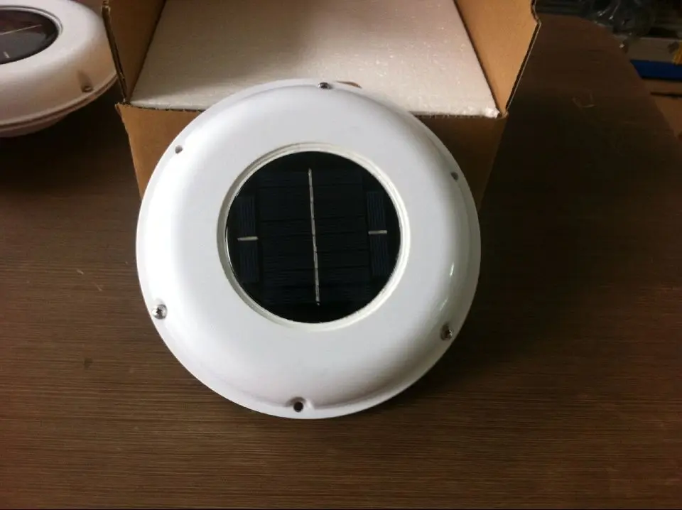 SOLAR VENT FAN AUTOMATIC VENTILATOR Φ120mm USED FOR CARAVANS BOATS GREEN HOUSE BATHROOM SHED HOME CONSERVATIONS