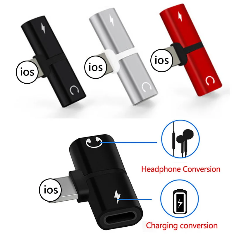 Dual 2 in1 for Lightning Adapter Charging Adapter For iPhone 8 Plus X IOS 10 11 12 Charger Splitter Headphone Adapter Converter Dual 2 in1 for Lightning Adapter Charging Adapter For iPhone 8 Plus X IOS 10 11 12 Charger Splitter Headphone Adapter Converter