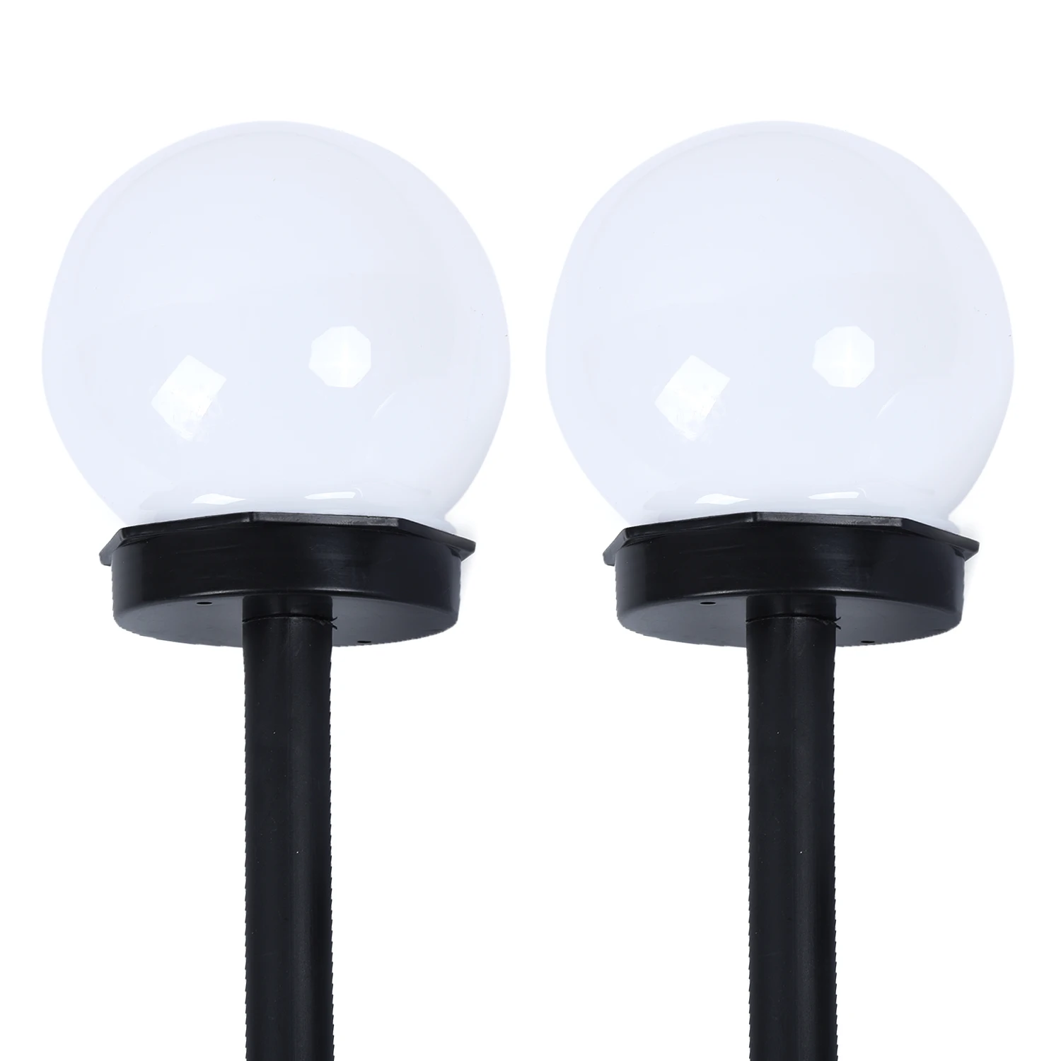 

2pcs/Set 10x33cm Attachment Garden Ball Shaped Lawn Lamps LED Solar Powered Standing Spotlight Home Products