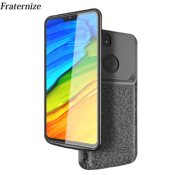 

Silicone Shockproof battery charger case For Xiaomi Mi 8 Lite External charger Cover Backup power bank case battery 4700mAh