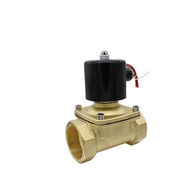 

2W500-50 12V 24V 220V electric Solenoid water valve Brass & Zinc alloy Normally closed pneumatic control Valve for Oil Air Gas