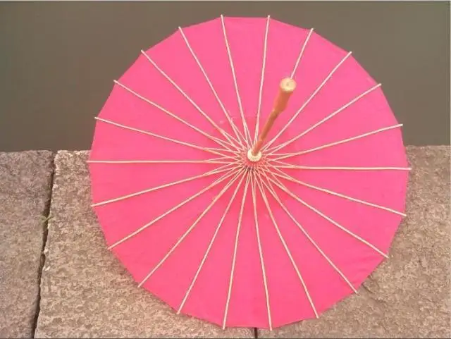 Китайский цветной бумажный зонтик, белый розовый зонтик, китайский традиционный танцевальный цветной зонтик, японский Шелковый реквизит - Цвет: Rose