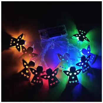 

New Hot 1.5/3m LED String Lights Angel Battery Power Party Lamp Home Garden Decoration