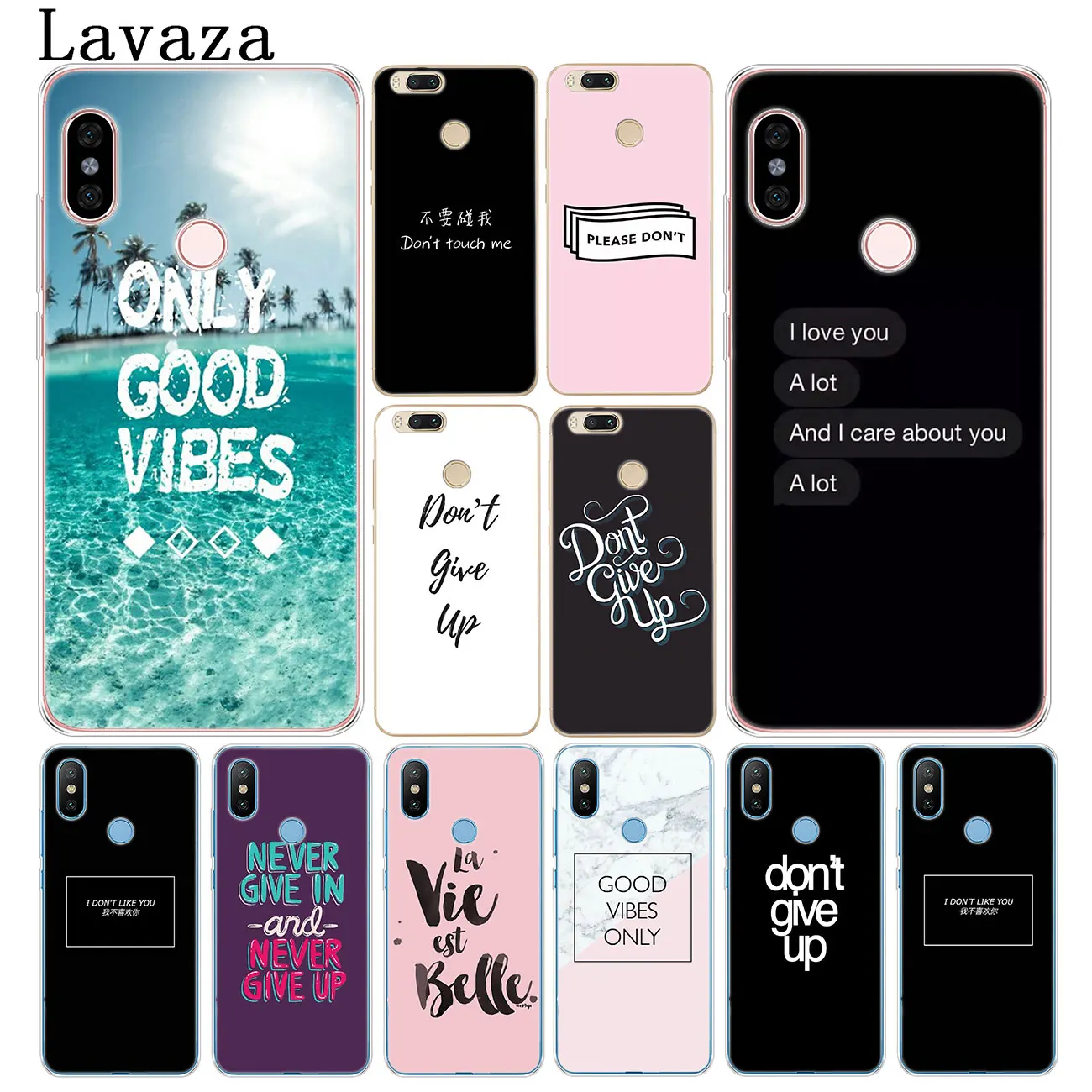 Lavaza пословица фраза девиз Good Vibes Только чехол для телефона с рисунком на тему