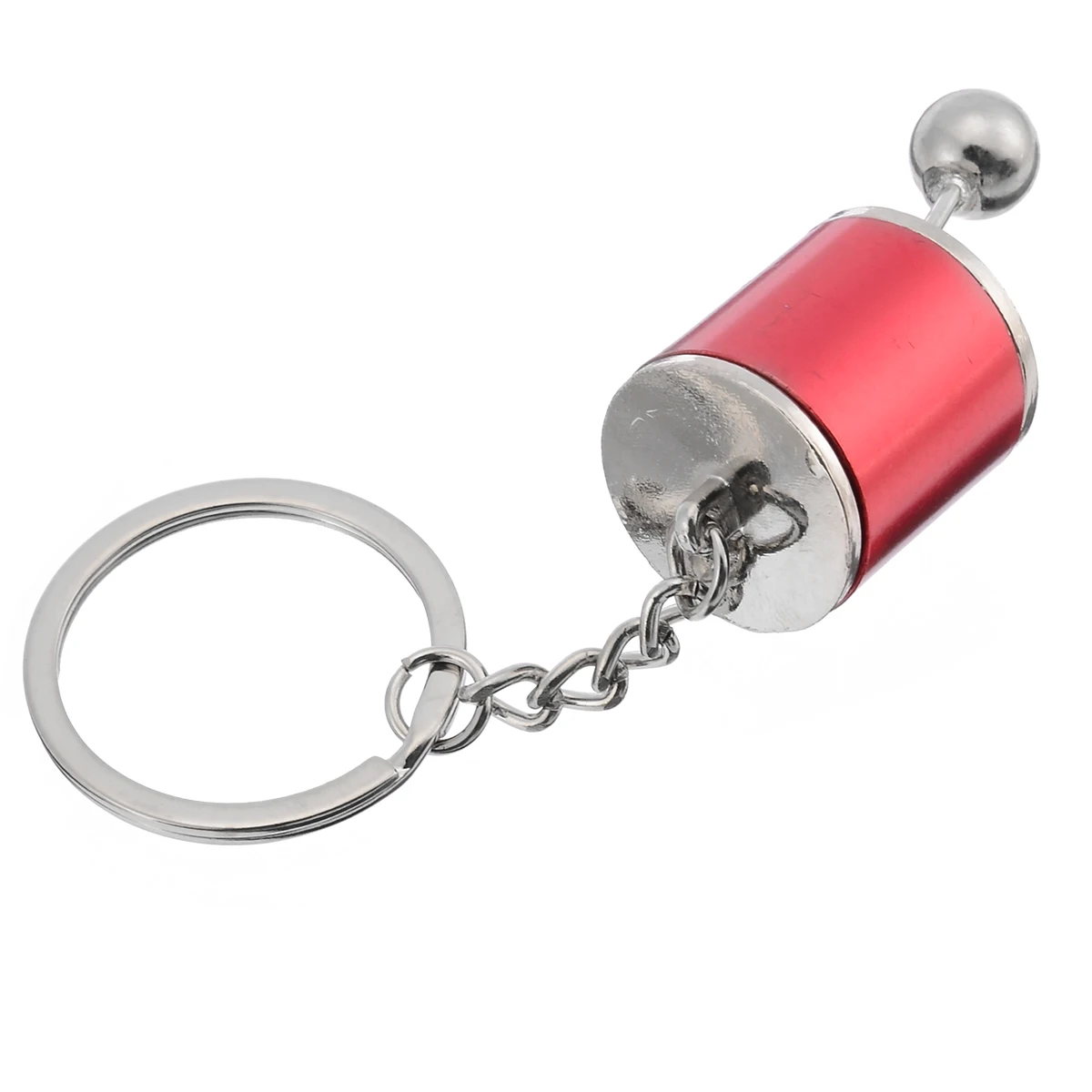 5 Color Men Metal Gear Shift Gearbox Gear Knob Zinc Alloy Key Ring Keyring Keychain Nice Gifts