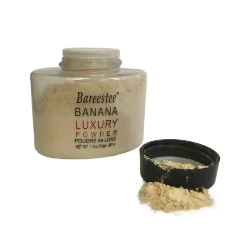 

1pc Luxury Banana Powder Bottle Face Makeup Loose Powder Cosmetic Foundation Beauty Highlighter Oil Control