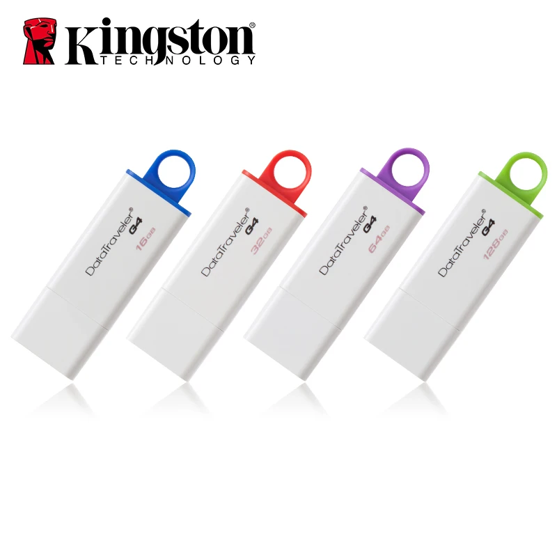 Kingston DataTraveler G4 USB флеш-накопители USB 3,0 8 ГБ 16 ГБ 32 ГБ 64 Гб 128 ГБ пластиковая практичная крышка флеш-накопители памяти U диск