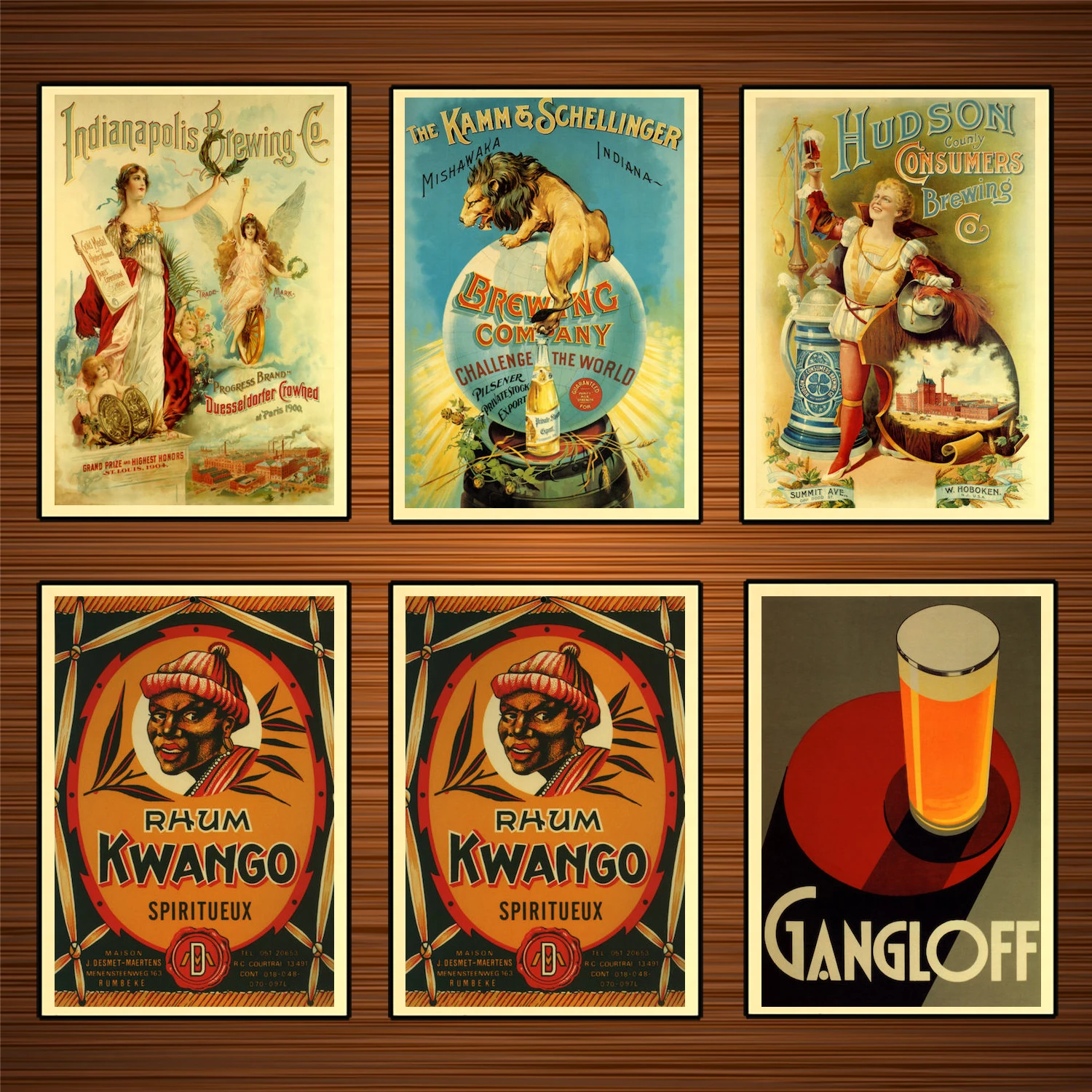 Cartel Vintage De Bebidas Alcoholicas Vino Cerveza Pinturas De Lona Clasicas Posteres De Pared Pegatinas Decoracion Del Hogar Regalo Pintura Y Caligrafia Aliexpress