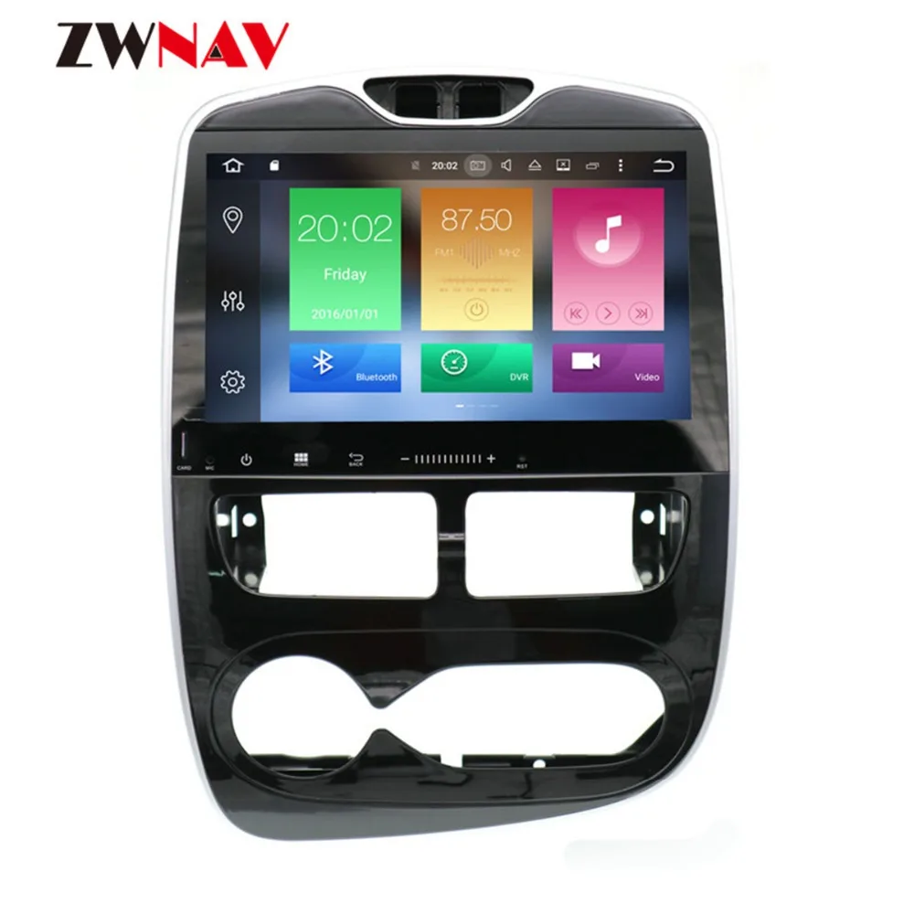 Best Android 8.0 4+32GB IPS Screen Radio No DVD Player Car GPS Navigation For Renault Clio 2013 - 2018 Free Map And Camera 3
