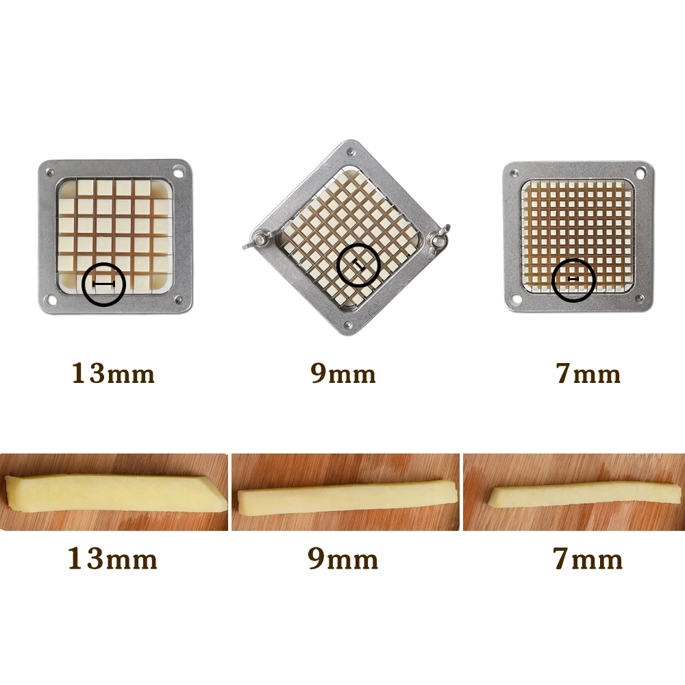 ITOP New Electric French Fries Cutter Potato Chip Carrot Cutter Slicer Stainless Steel Vegetable Fruit Shredding Machine