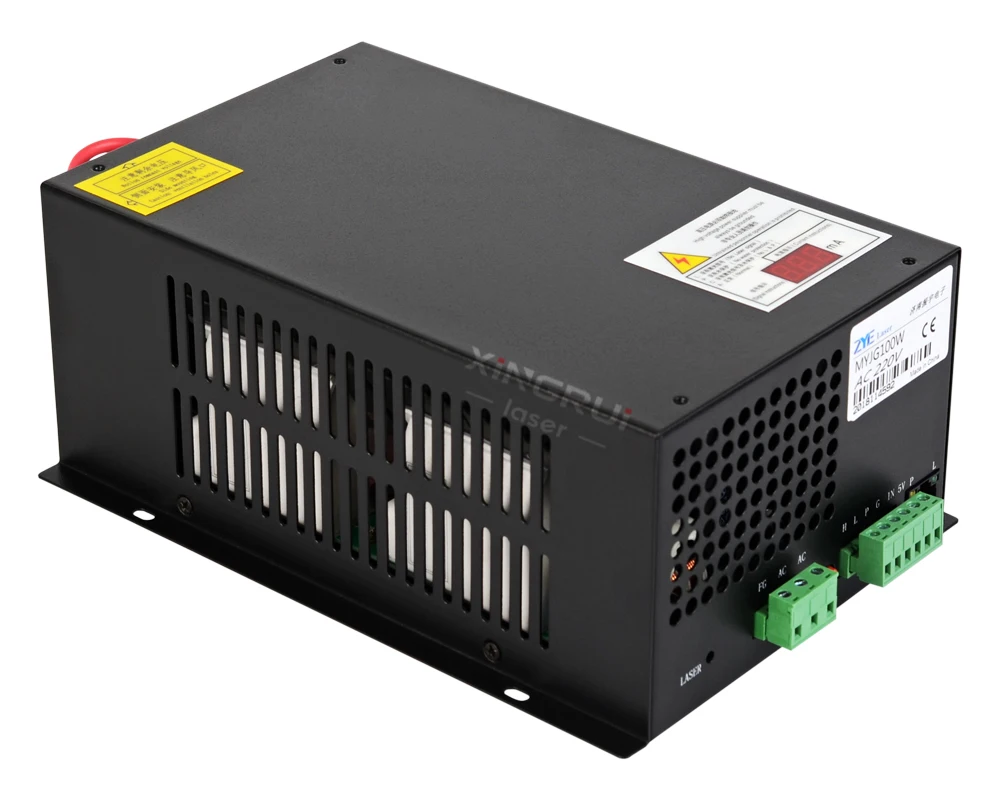 MYJG-100W Model 100W CO2 Laser Power Supply with mA Display for 80W-100W CO2 Laser Tube One Year Warranty