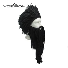 YOZIRON парик ручной работы длинная борода Косплэй Мужские Женские шапки шапочки шапка Лыжная маска унисекс для взрослых теплые шапки Новинка Хэллоуин подарки