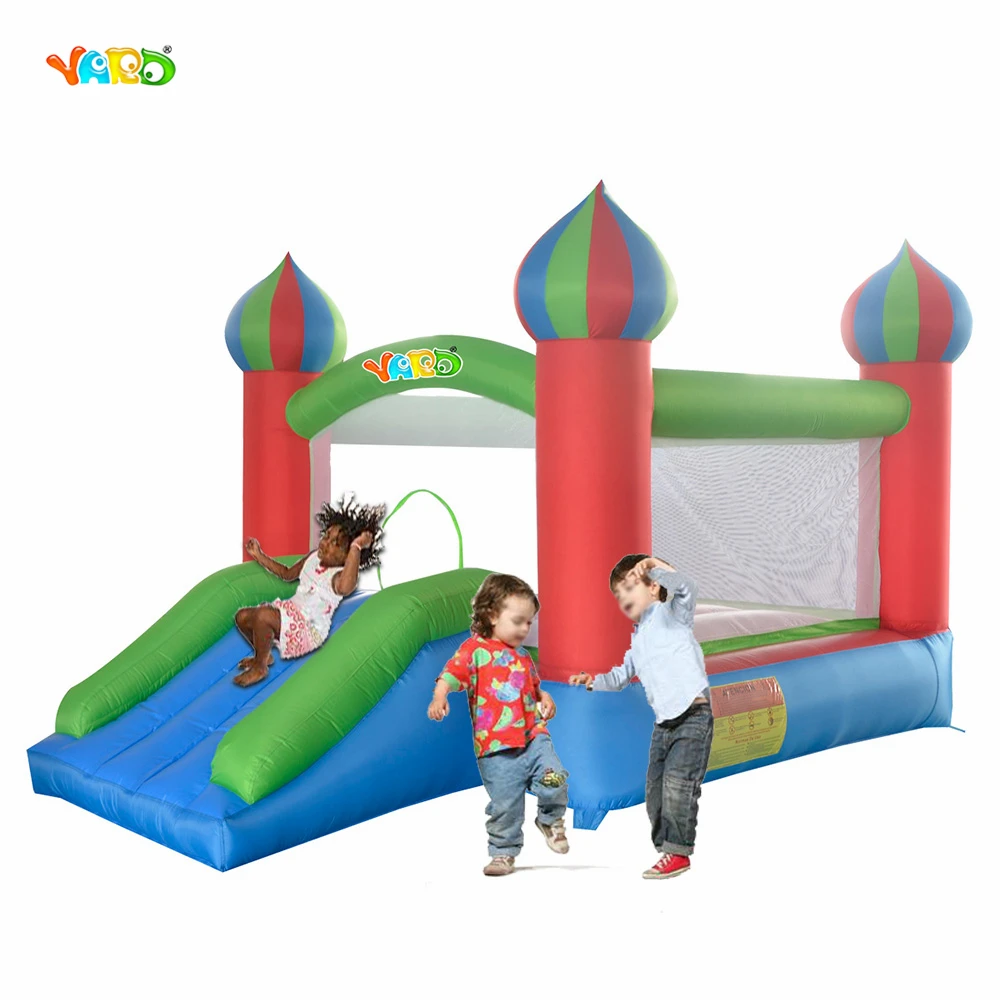 YARD Mini Residential Bouncy Castle Moonwalk Jump Bounce House Inflatable Bouncer Outdoor Kids Toys Sports Game